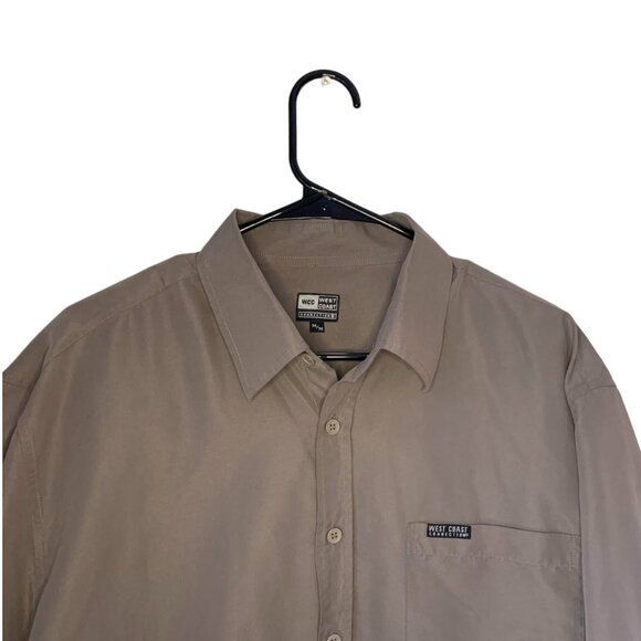 West Coast Connection Men’s Grey Button Up - Picture 2 of 2